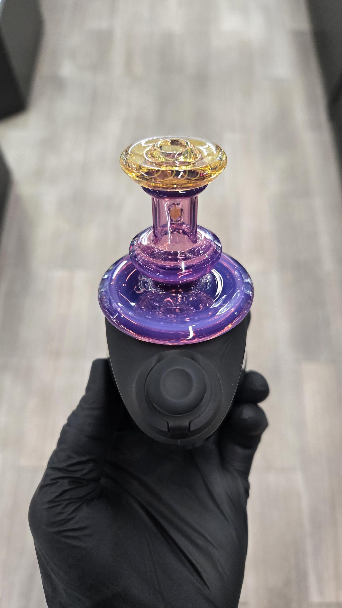 Gatez Glass - Telemagenta Dry Top Puffco Peak/Pro Attachment