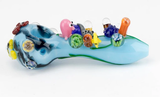 Empire Glassworks Great Barrier Reef Small Spoon Pipe