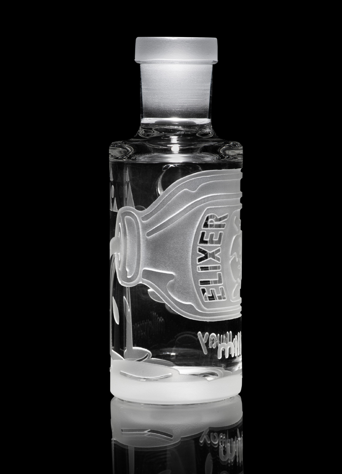 Milkyway Glass - Elixer Rose Clear Dry Ash Catcher