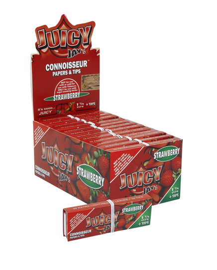 Juicy Jay's - Connoisseur Flavored Rolling Papers w Tips 1 1-4