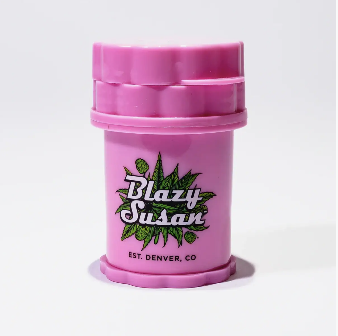 Blazy Susan - Large 4 Piece Purple Herb Saver Grinder