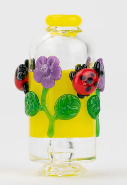 Empire Glassworks Puffco Pivot Glass Mouthpiece - Sunshine Garden