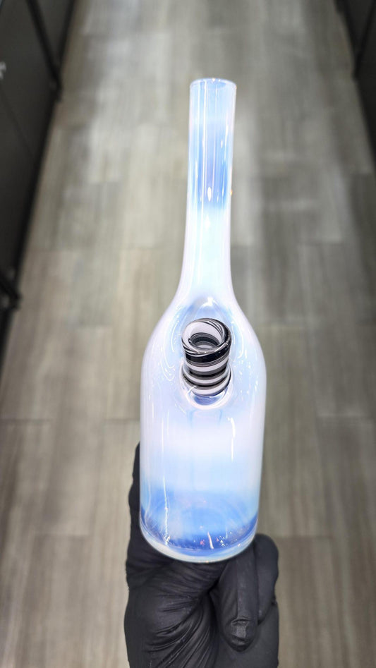 The Glass Mechanic - Moonstone Encased Opal Sake Bottle