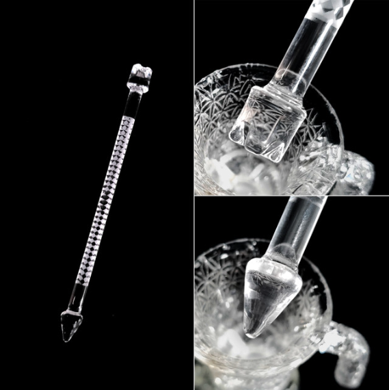 Victory Glassworks - Quartz Flower Wand