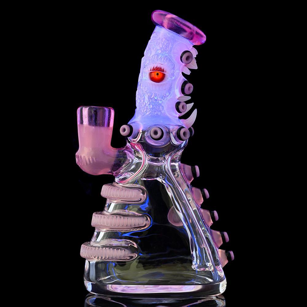 Salt Glass - CFL/UV RipFlask #168 (Pastel Potion/Luna/Voodoo/Jet Black)