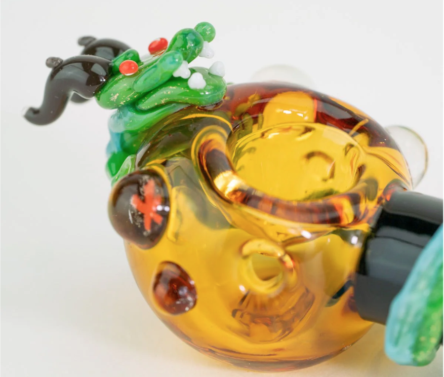 Empire Glassworks Dragon Sphere Small Spoon Pipe