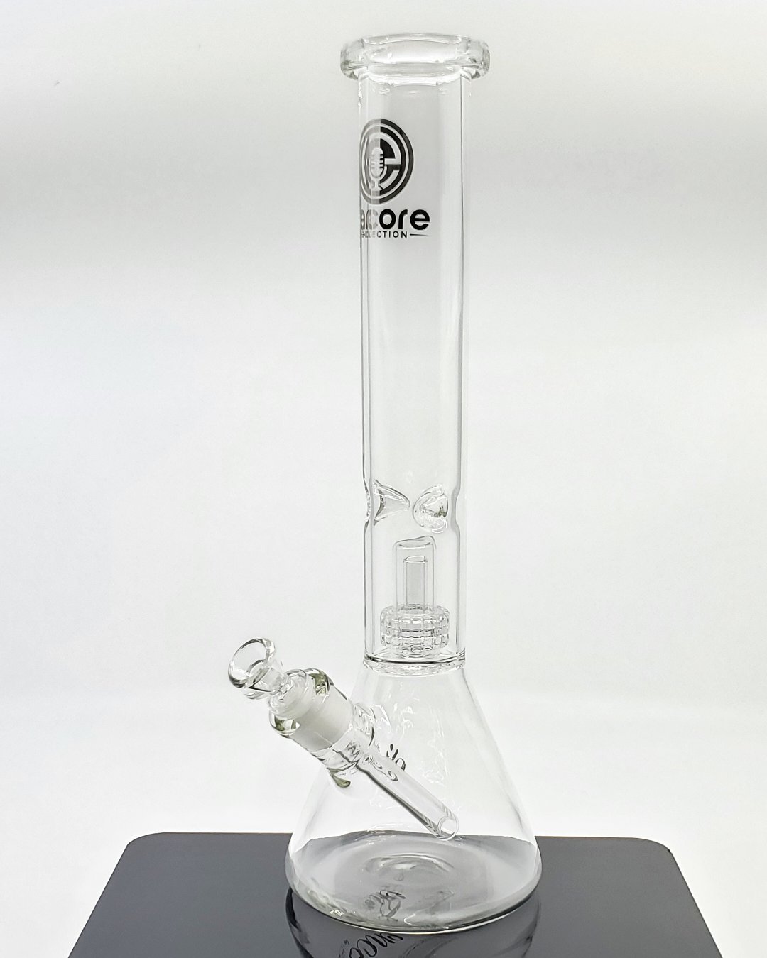 Encore Glass 14” Matrix Beaker - Durable 50x5 Design with Matrix Perc for Smooth, Clean Hits. Includes a 14mm Joint and Ice Catcher.