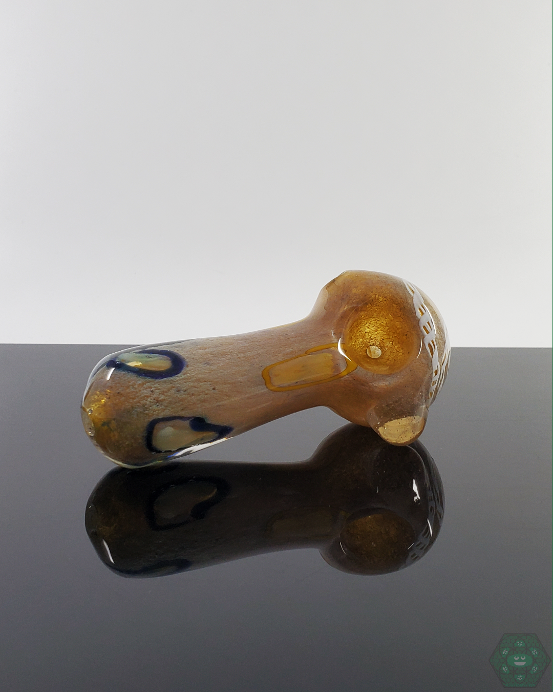 Heavy Duty Glass Spoon Pipe from American Spoon. This durable glass pipe is built to last and provides smooth hits and easy cleaning.