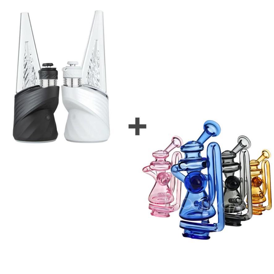 Puffco Peak Pro 3DXL with Phoenix Glass Recycler - Enhance your dabbing experience with this premium combination. The Peak Pro 3DXL delivers powerful and flavorful vapor, while the Phoenix Glass Recycler provides smooth and efficient filtration.