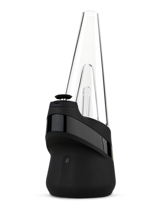 Puffco - New Peak. The most effortless dab experience ever. Smarter, simpler, and comfy in-hand, our original intelligent vaporizer now features a 3D Chamber, Joystick Cap, and real-time temperature control.