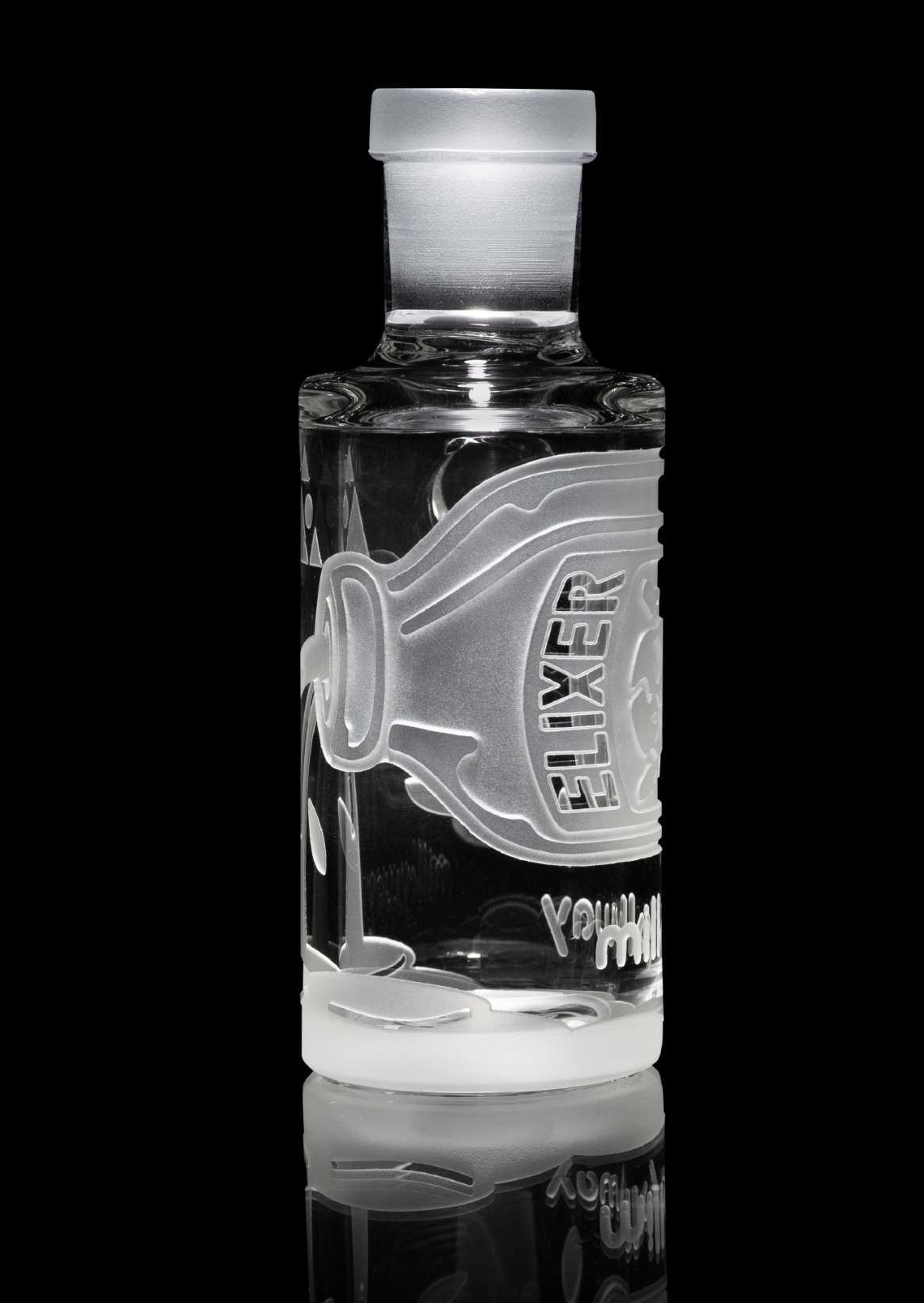 Milkyway Glass - Elixer Rose Clear Dry Ash Catcher
