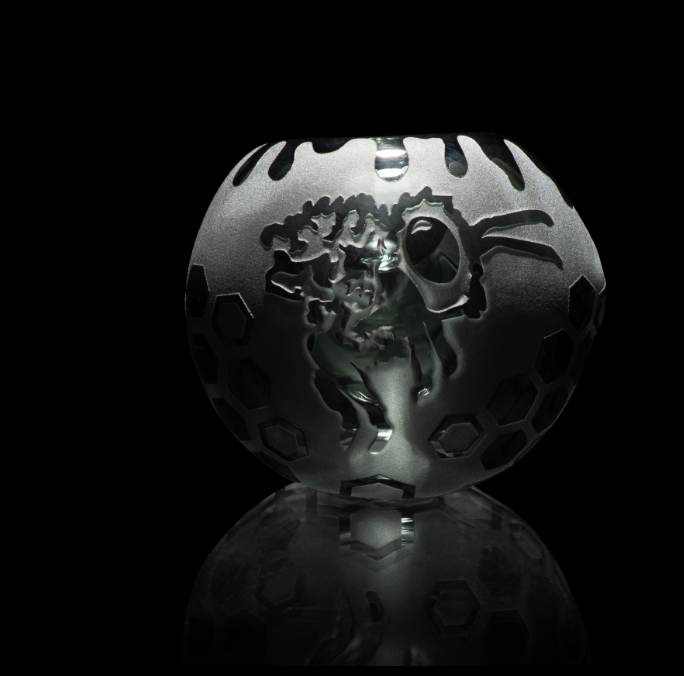Milkyway Glass - Bee Hive Smoke Hand Pipe