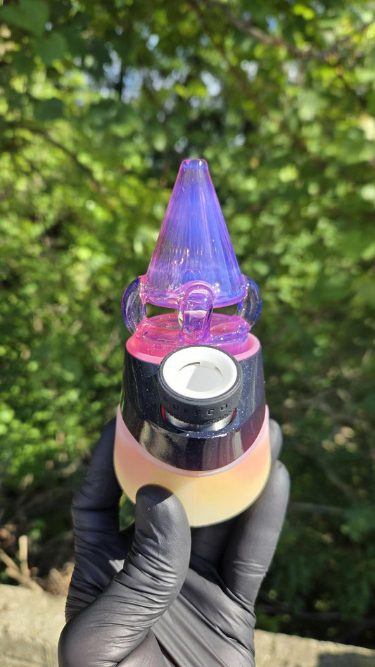 Sleeps - Rosaline Faceted Opal Dry Puffco Peak/Pro Attachment