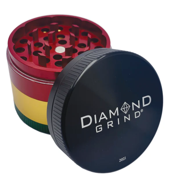 Diamond Grind - 56mm Anodized 4 Piece Grinder