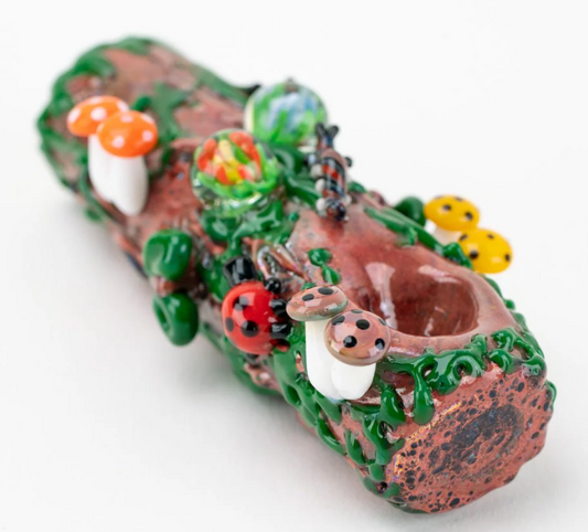 Empire Glassworks Mossy Log Dry Pipe