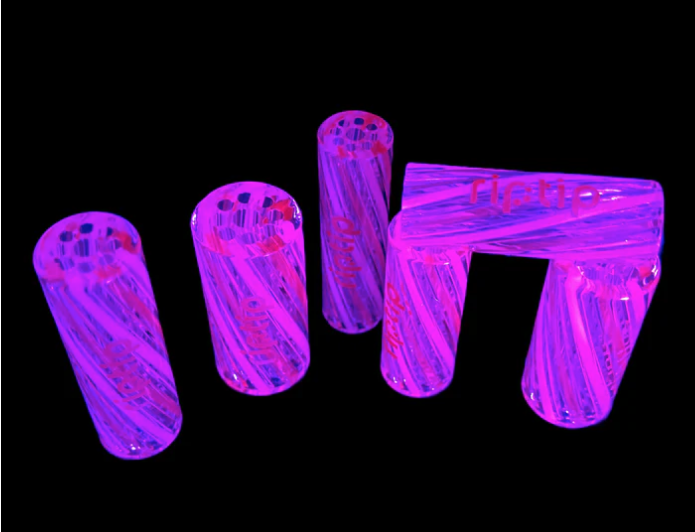 Gordo Scientific Rip Tips - Pink Champagne (UV) Pinstripe