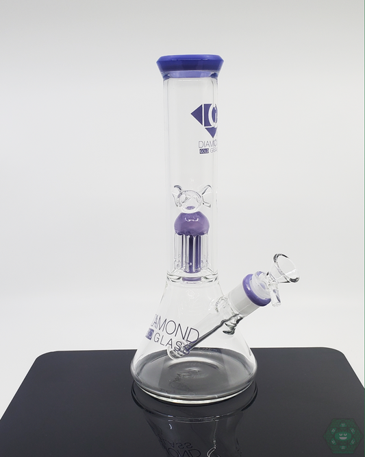 Diamond Glass - 11" Tree Perc Beaker