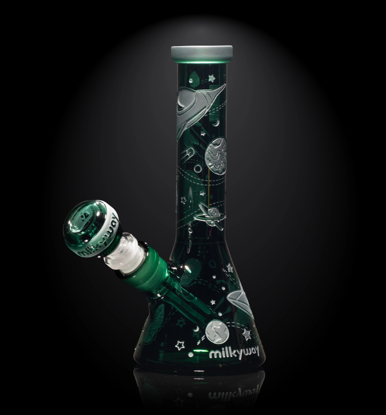Milkyway Glass - Space Odyssey Mini 8″ Beaker Bong