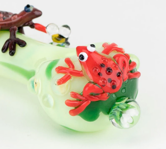 Empire Glassworks Ribbit Small Spoon Pipe