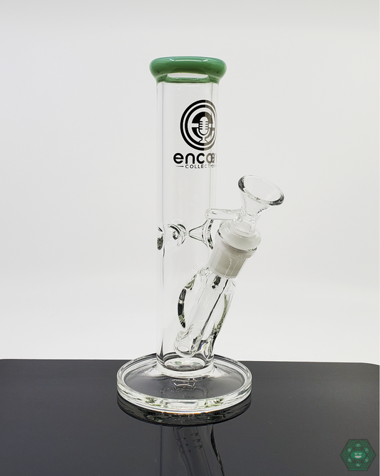 Encore Glass 8-inch 38MM Straight Tube, classic design providing smooth and reliable draws for enjoyable smoking sessions
