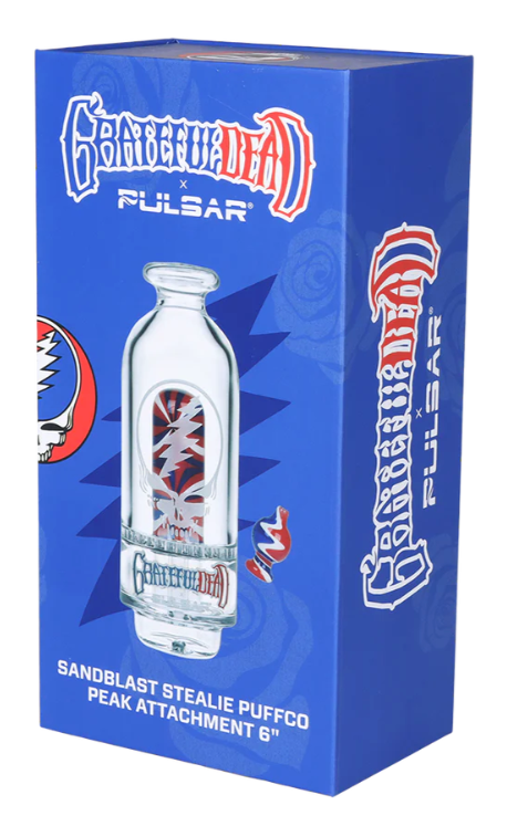 Grateful Dead x Pulsar Sandblast Stealie Attachment Set for Puffco Peak & Peak Pro
