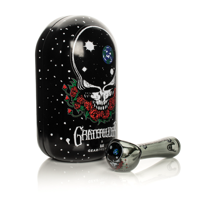Grateful Dead - 4.5" Spoon Hand Pipe with Collectible Tin