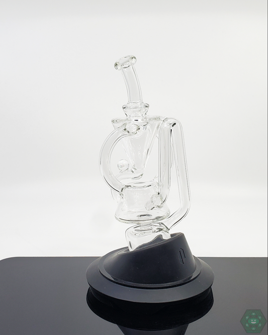 Floating Recycler Puffco Attachment designed for enhanced water filtration, providing smoother hits and cleaner flavor with Puffco devices.