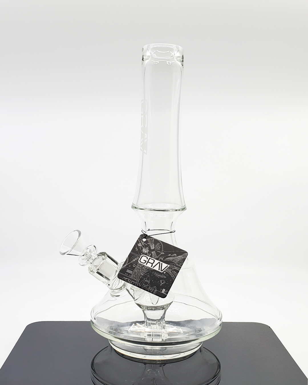 Elegant and durable GRAV Empress Beaker water pipe, designed for a luxurious smoking experience with filtered draws
