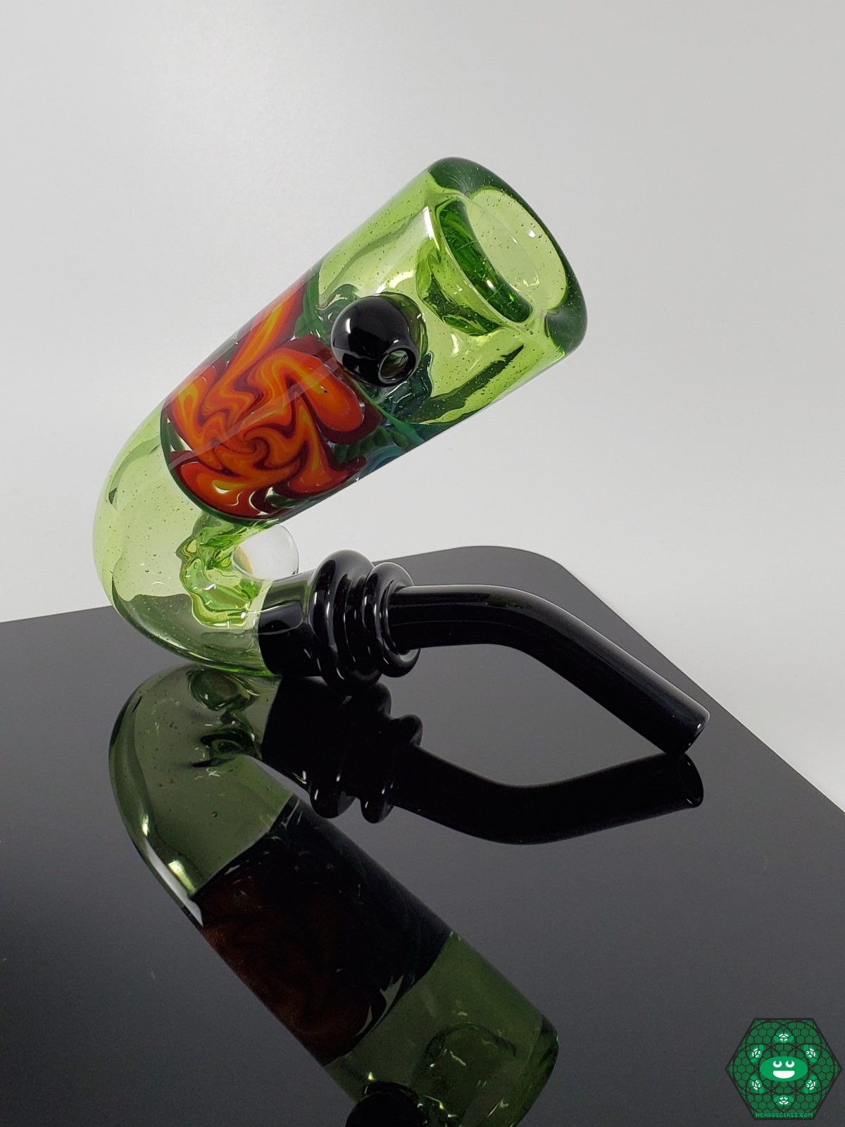 Limited Edition Sherlock Pipe - Bigfoot x Bowman. A collaboration showcasing limited edition artistry and high-quality glass.