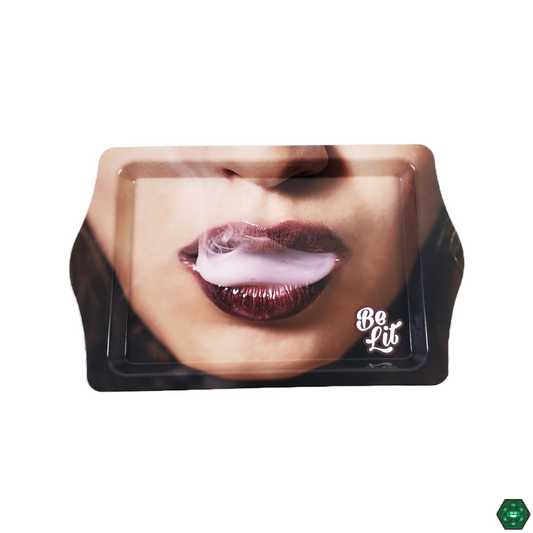 Travel Rolling Tray - Be Lit (Portable & Stylish). Perfect for on-the-go prep, this compact rolling tray is a must-have.