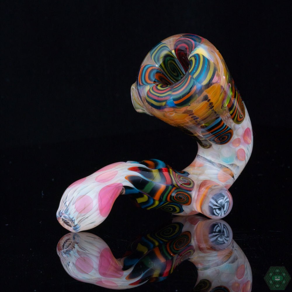 Chunk Glass Mini Sherlock – Portable 3.25-inch glass pipe offering smooth draws and consistent airflow for enjoyable use