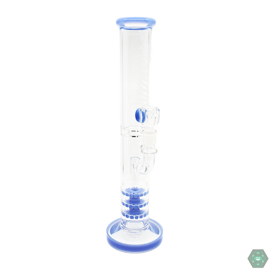 Monark Glass - 15" Triple Ratchet Perc Straight Tube