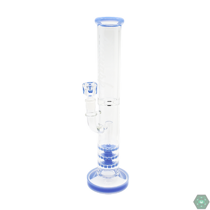 Monark Glass - 15" Triple Ratchet Perc Straight Tube