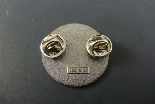 Easy Button Style Pin, a quirky and fun accessory perfect for everyday use, crafted from durable materials for long-lasting wear.