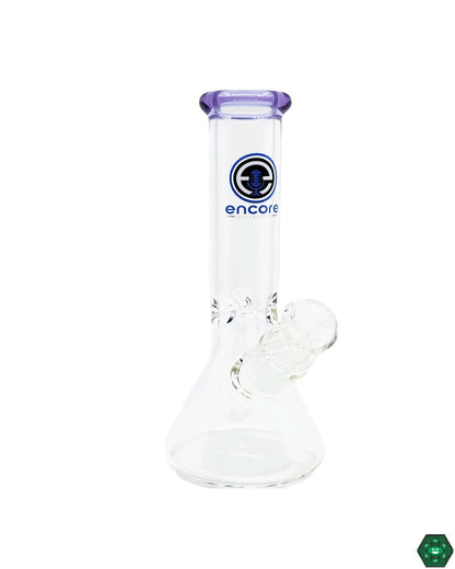 Encore Glass - 38MM 8" Beaker w/ Color Lip