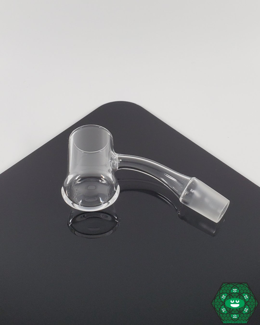 Evan Shore XL 14mm Quartz Banger featuring a flat top and 45° angle, ensuring efficient heat retention and optimal dabbing performance.