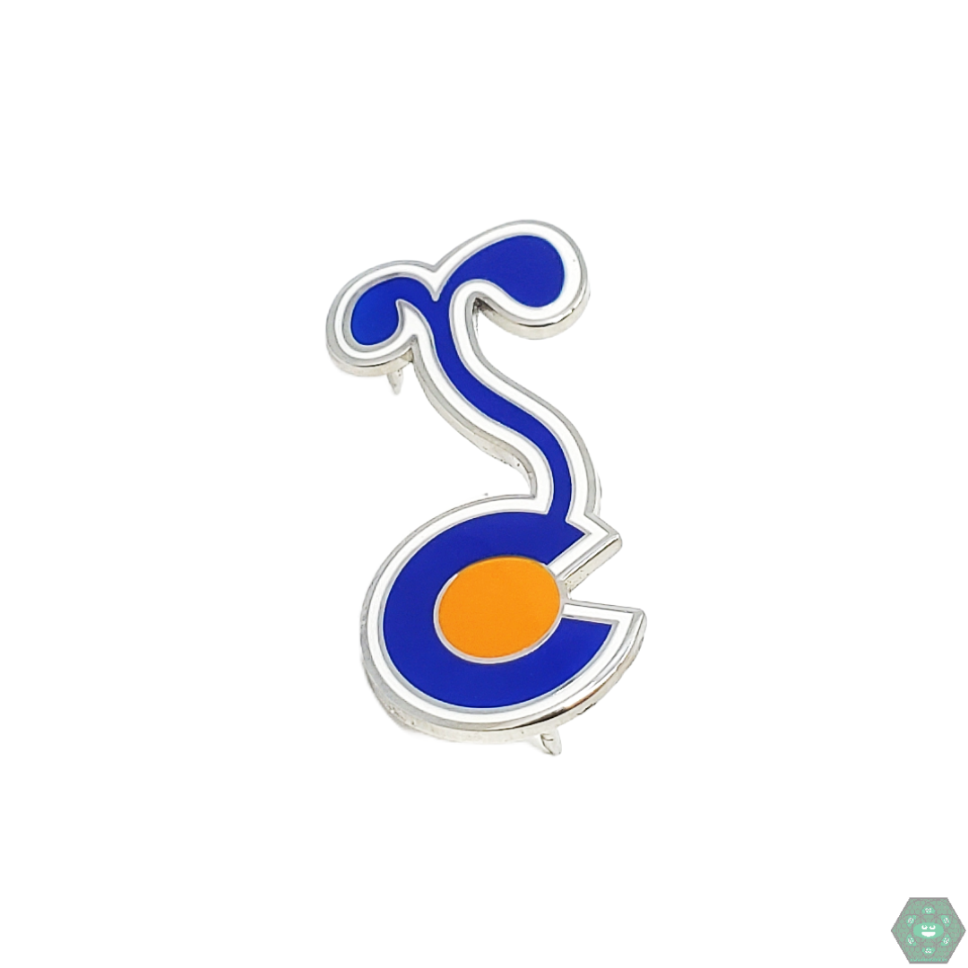 Grass Roots Pot Leaf Hat Pin, a classic collectible enamel pin, perfect for fans of unique accessories and showcasing your love for the pot leaf symbol