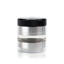 Kannastor 2.5” Jar Body Grinder: Combines a sharp herb grinder with a convenient storage jar to keep herbs fresh.