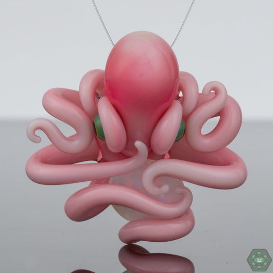 Liz Wright Glass - Opal Trapped Octopus Pendant #3 - @Lizwrightglass - HG