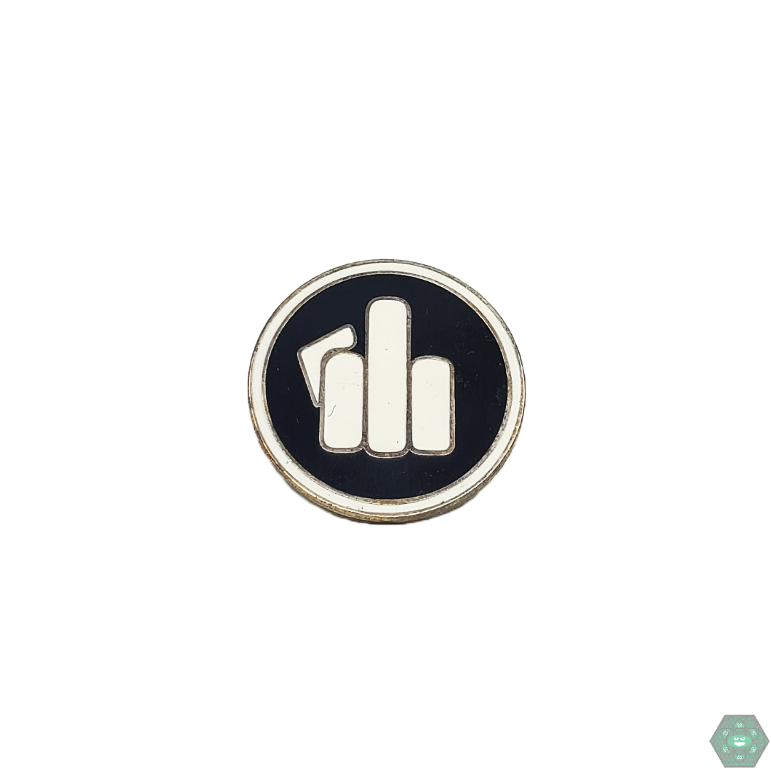 Luda Chris Middle Finger Pin featuring an edgy statement design, crafted with durable enamel, perfect for adding a bold and unique touch to any pin collection.
