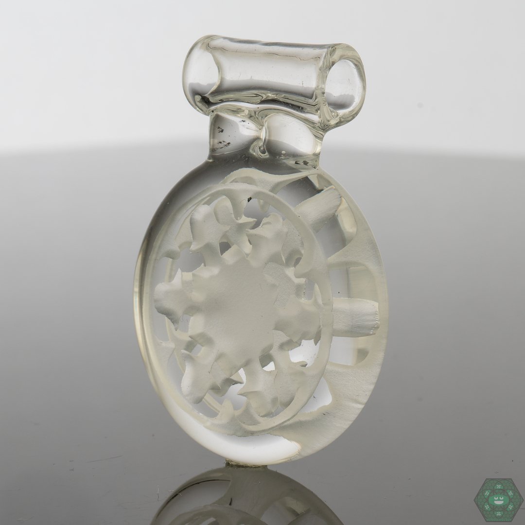 Mesonja Glass - Clear Sandblasted Amulets - Mesonja Glass - HG