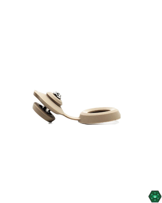 Close-up of the Puffco Proxy Joystick Cap, showcasing its precise carb control feature that enhances vapor flow for a smoother, more flavorful session.