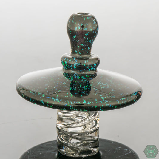 Simpal Glass Spinner Cap - Crushed Opal - @Simpalglass - HG