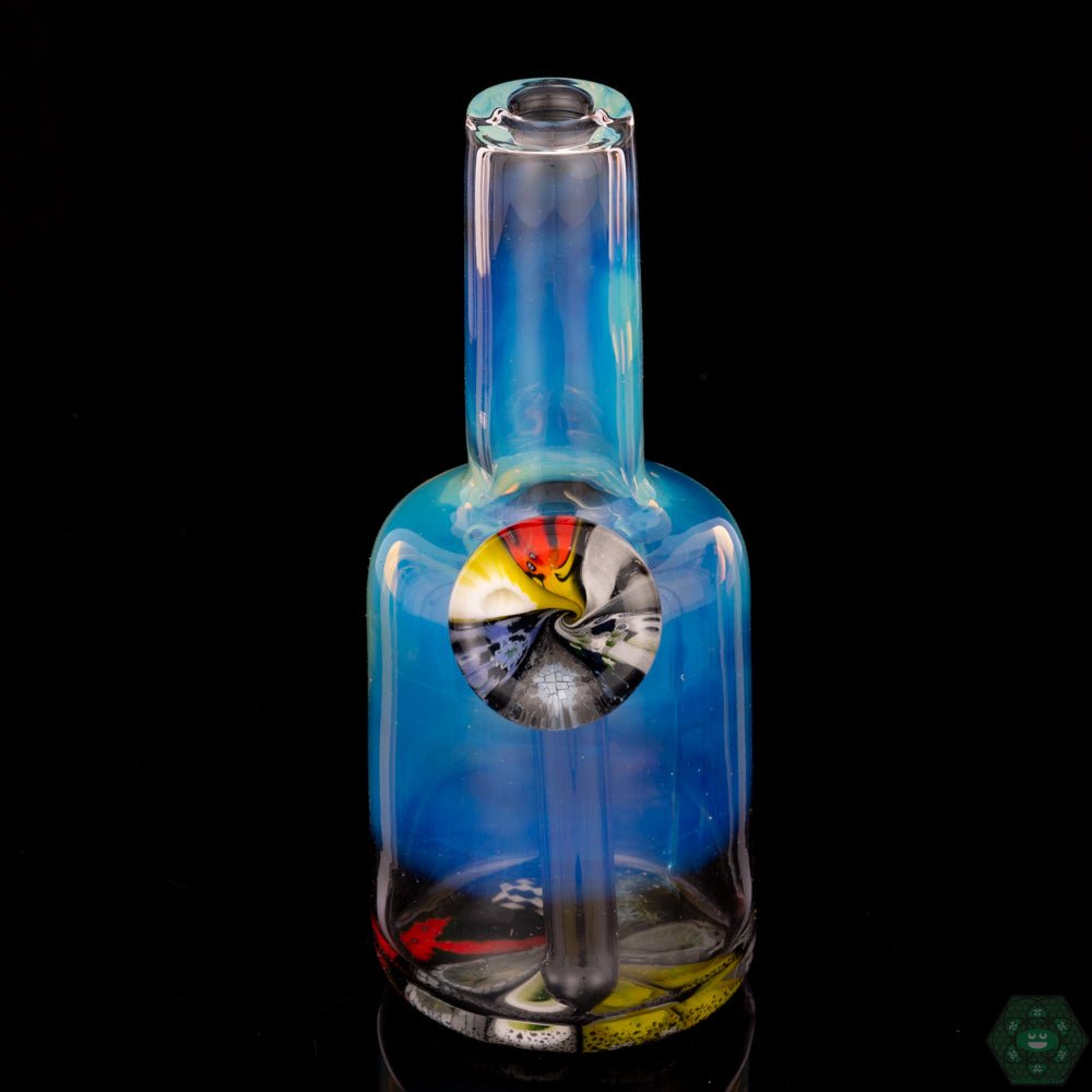Unique Glass Smoking Piece: Stand out with these unique and artistic Tiny Tubes from Crunkelstein Glass.