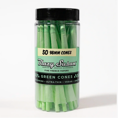 Blazy Susan - Green Pre Rolled Cones 50ct Jar