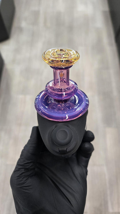 Gatez Glass - Telemagenta Dry Top Puffco Peak/Pro Attachment