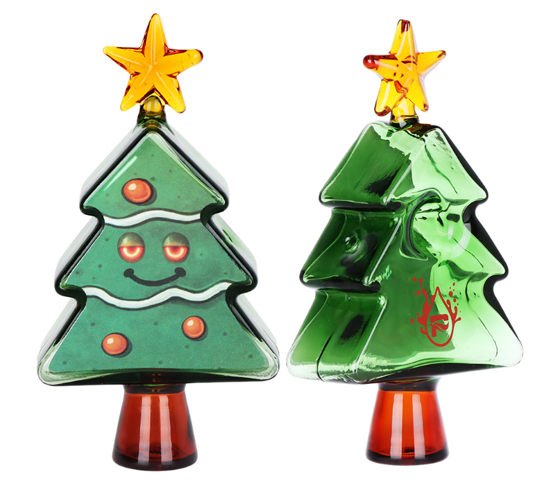 Pulsar Holiday Party Tree Glass Hand Pipe