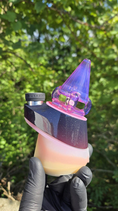 Sleeps - Full Color Faceted With Opal Dry Puffco Peak/Pro Attachment #1