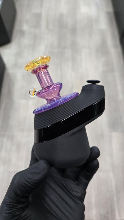 Gatez Glass - Telemagenta Dry Top Puffco Peak/Pro Attachment