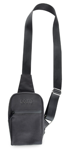 Ooze - Traveler Smell Proof Crossbody Bag - Black
